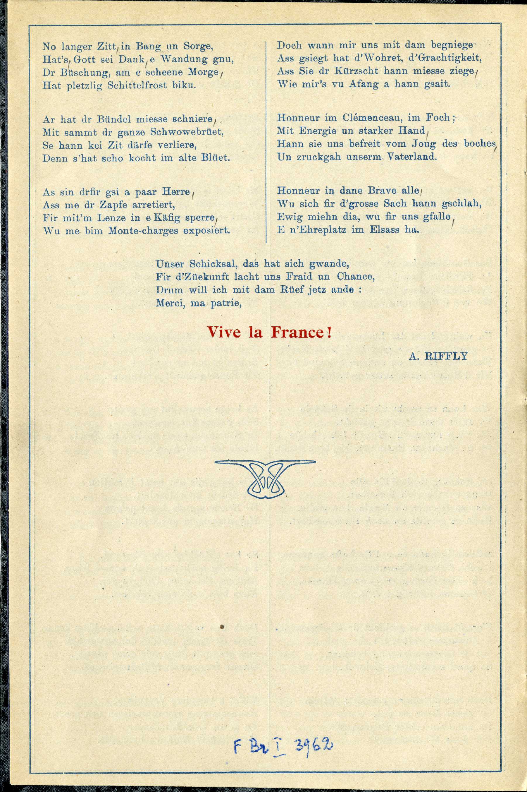 Troisième page de la revue